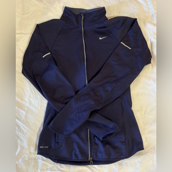 Nike Dri-fit navy zip up sweater. size XS. - Picture 1 of 2